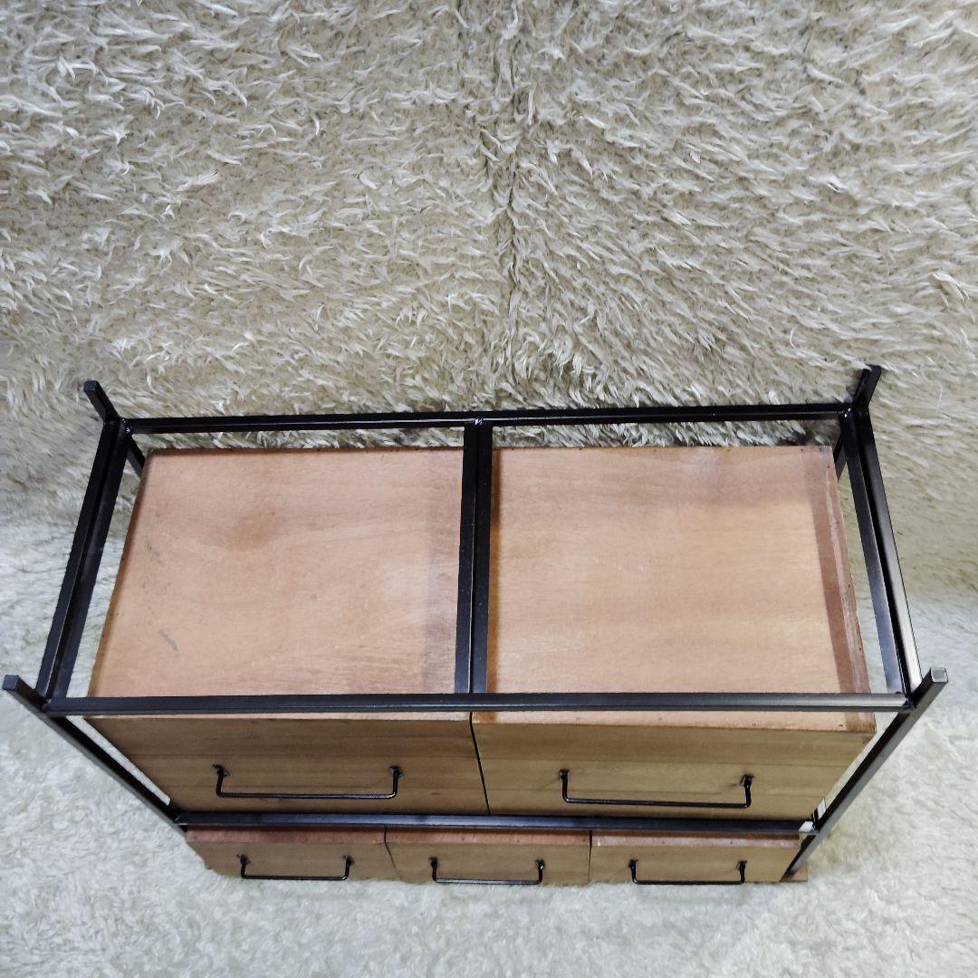 【完売品】サリュ salut! アイアンウッド5ドロワー マルチラックWEB限定