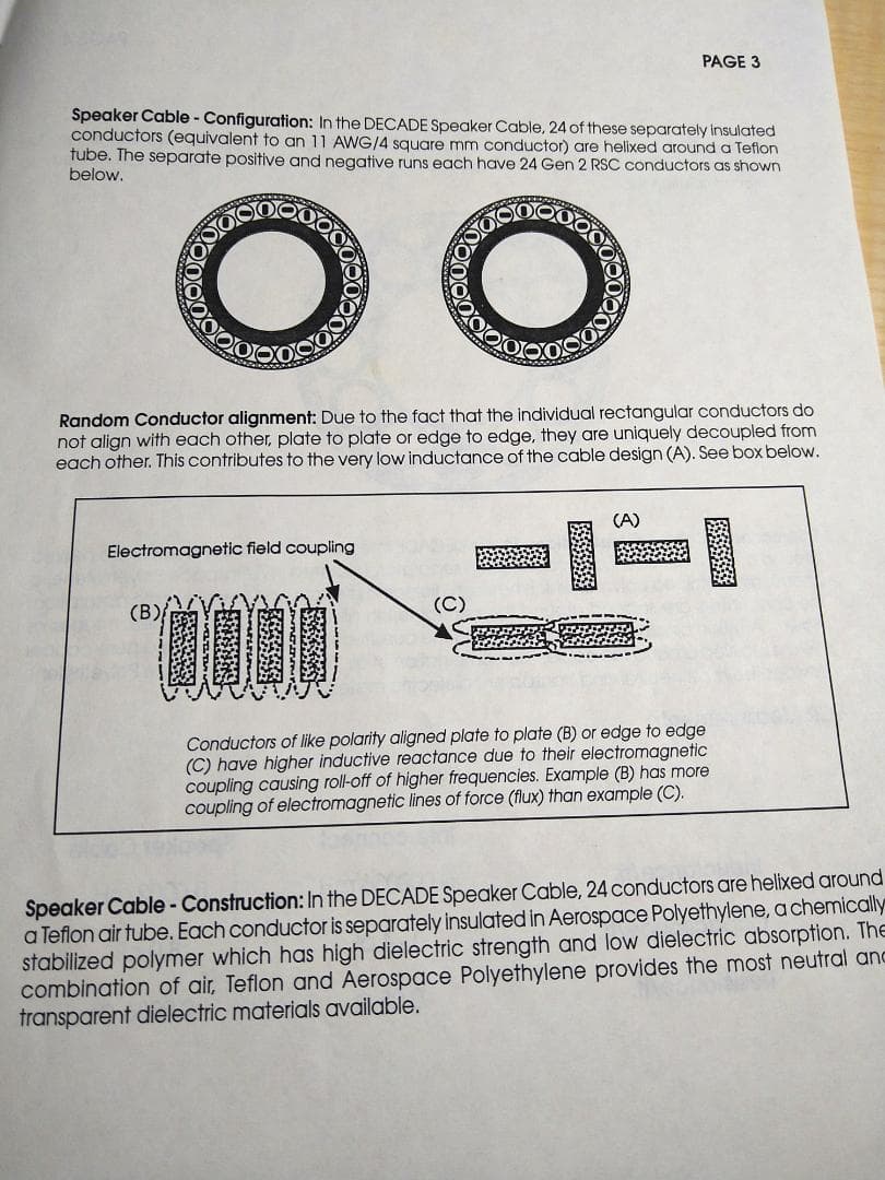 Tara Labs RSC 　Gen2　スピーカーケーブル