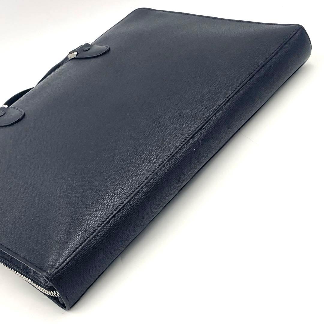 【極美品】ヴァレクストラ ダブルハンドル スリム ドキュメントケース ビジネス