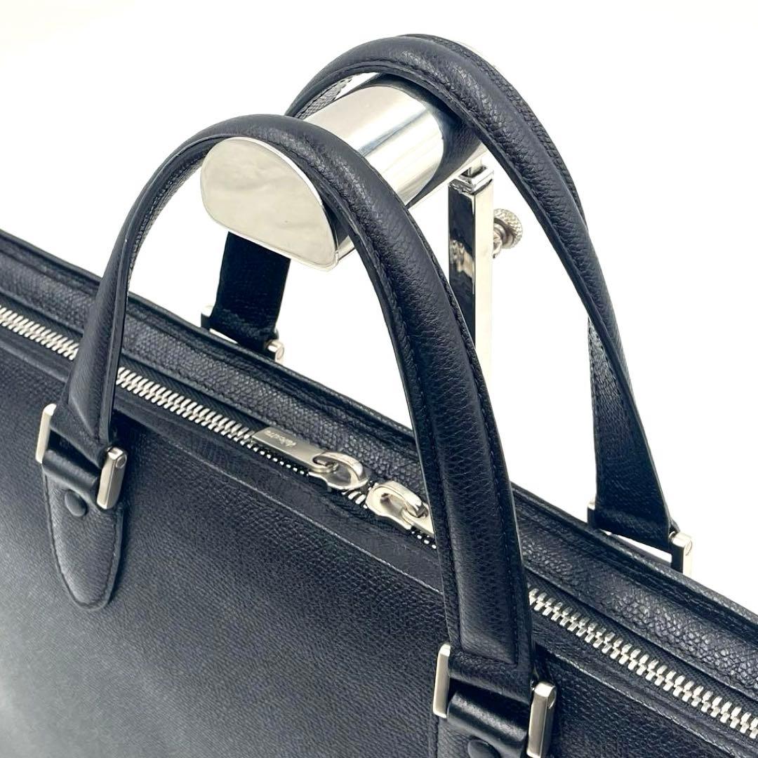 【極美品】ヴァレクストラ ダブルハンドル スリム ドキュメントケース ビジネス