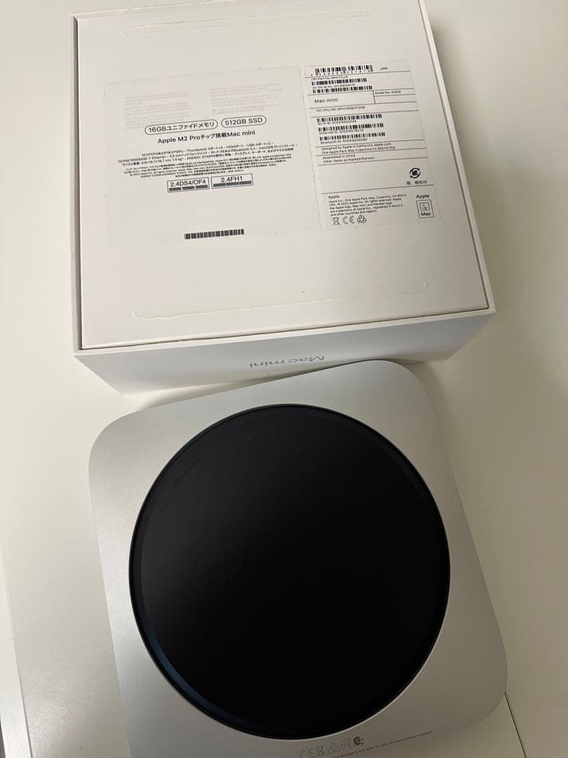 Apple M2 Pro MacMini 16GBメモリ 512GB