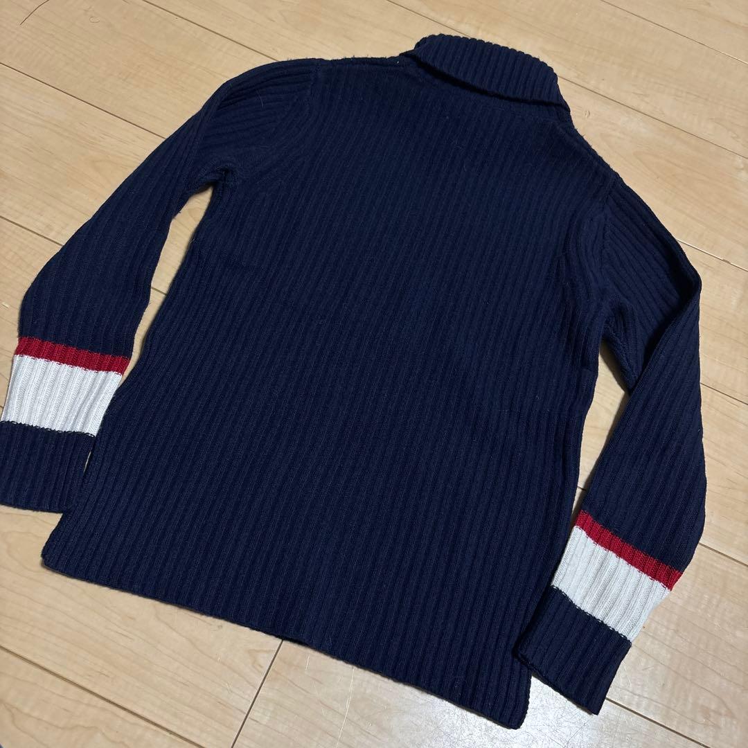 ブリーフィングゴルフ レディース タートルニット XS ネイビー