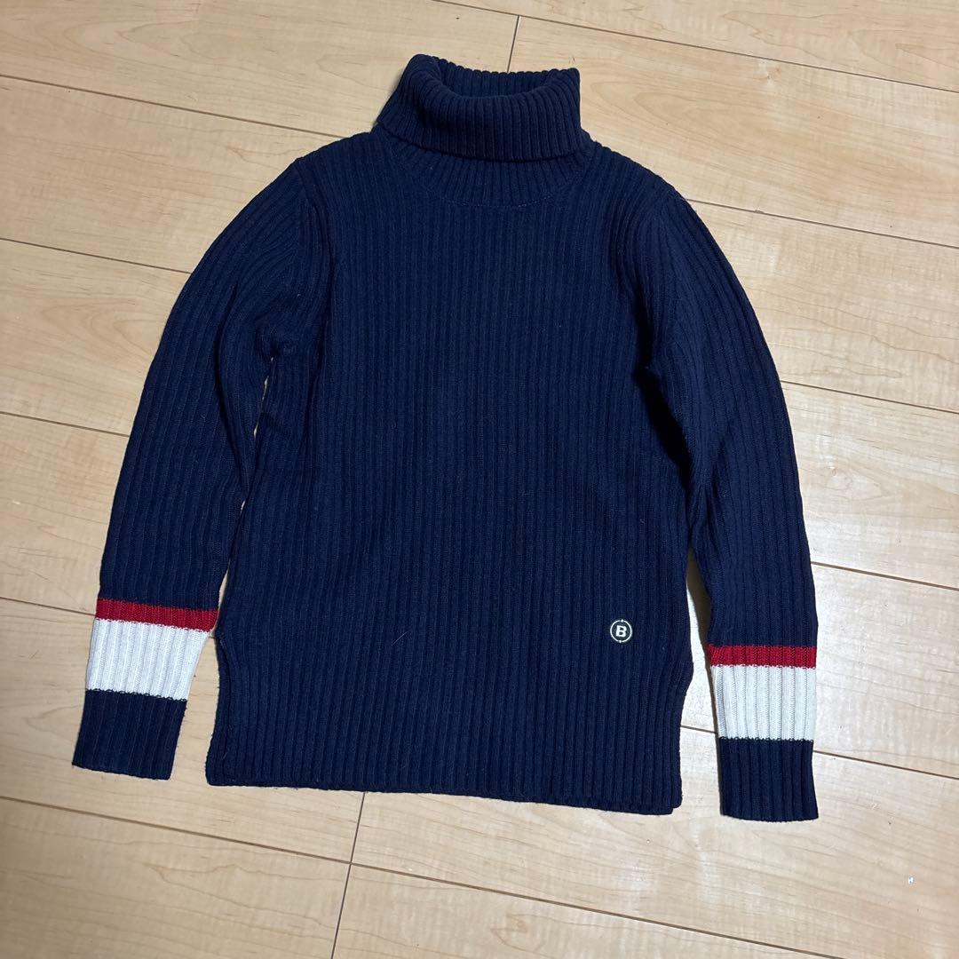 ブリーフィングゴルフ レディース タートルニット XS ネイビー