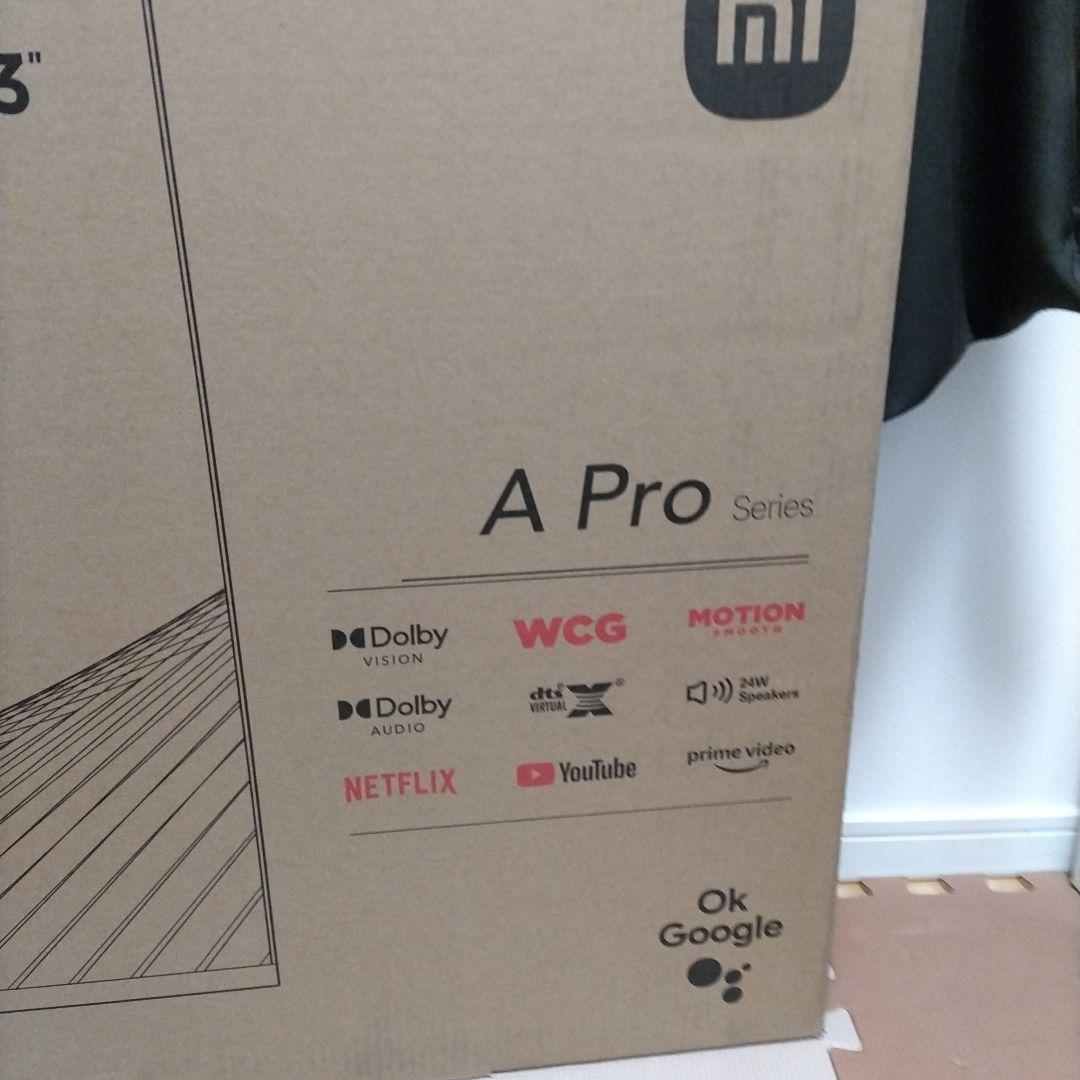 【新品・未開封・送料込み】Xiaomi 4K TV A Pro 43インチ
