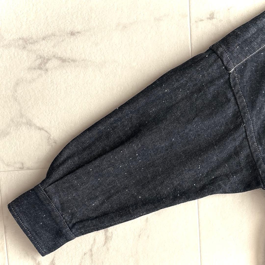 美品✨フレームワーク　ネップデニムBIGブルゾン