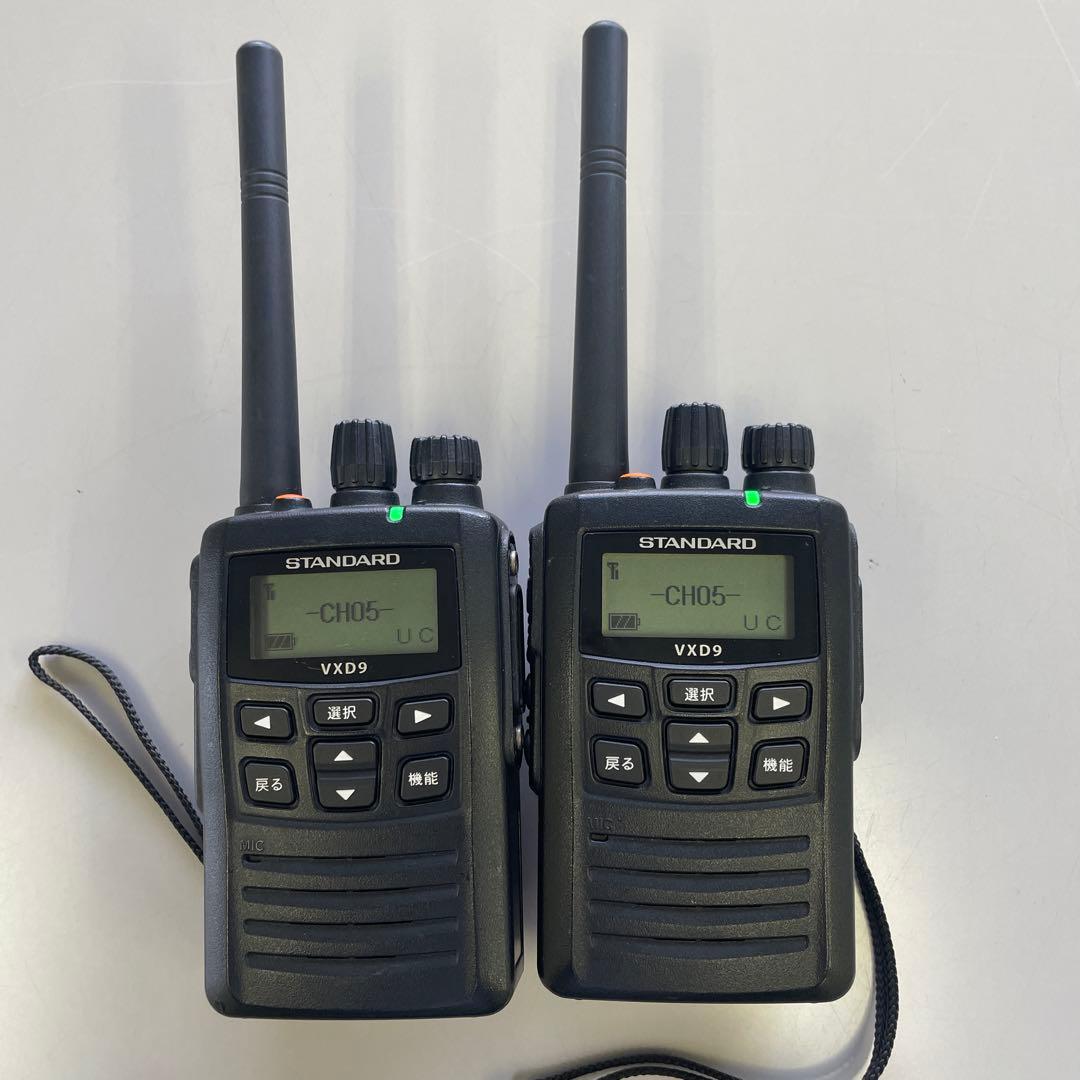 k*u様 スタンダード製　デジタル携帯型無線機　登録局　VXD9