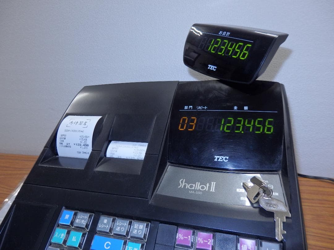 39221 設定無料 MA-550 東芝テック レジスター 軽減税率対応