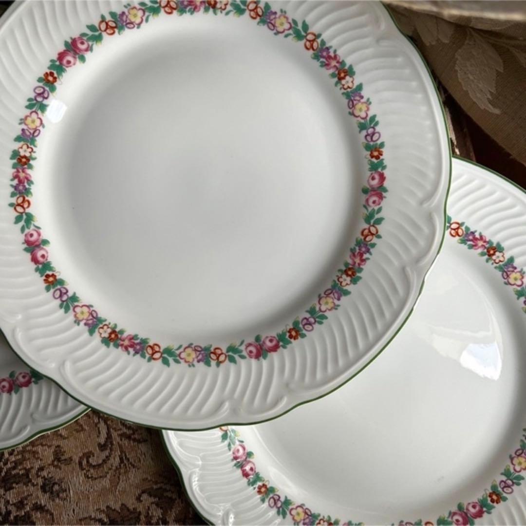 新品Richard Ginori laveno イタリアお花のディナー皿3枚