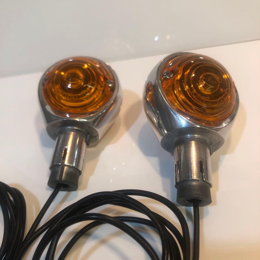 HELLA バーエンドウインカー　アルミ製バフ仕上げ　2個セット　未使用　訳あり