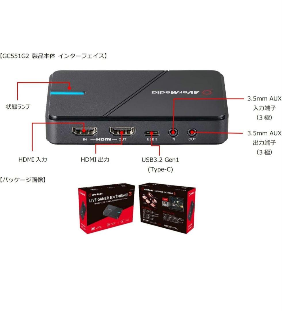 AVerMedia ビデオキャプチャーボード