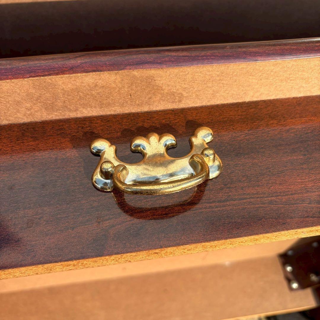 コンソールテーブル　アンティーク調　サイドテーブル　猫脚　ナイトテーブル