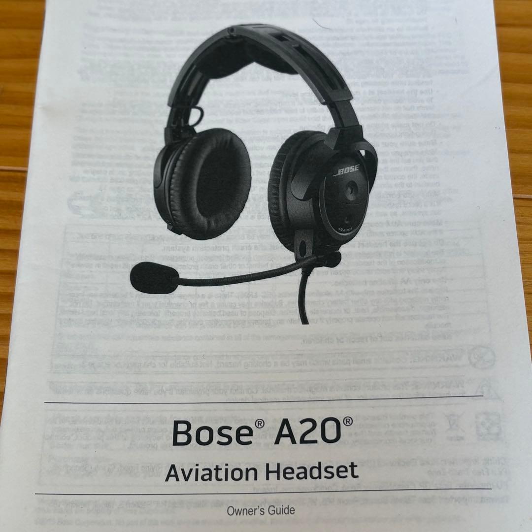 【新品未使用】Bose A20 aviationヘッドセット