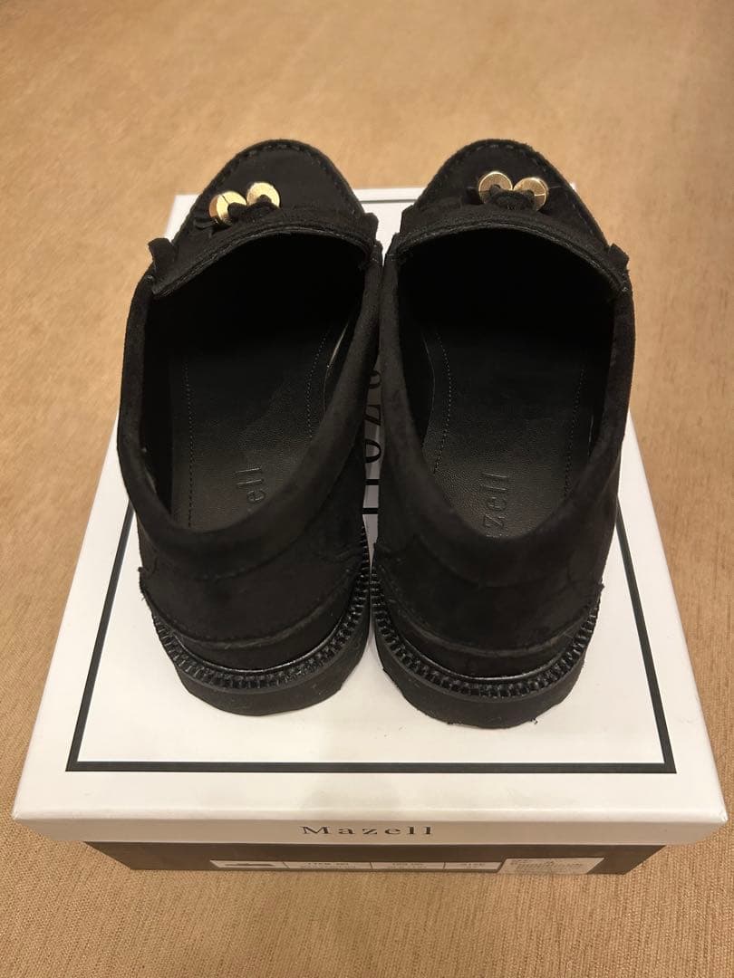 Mazellフリンジ付きスエードローファー