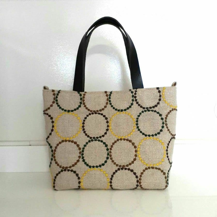 ミナペルホネン　最新　tambourine mix トートバッグ