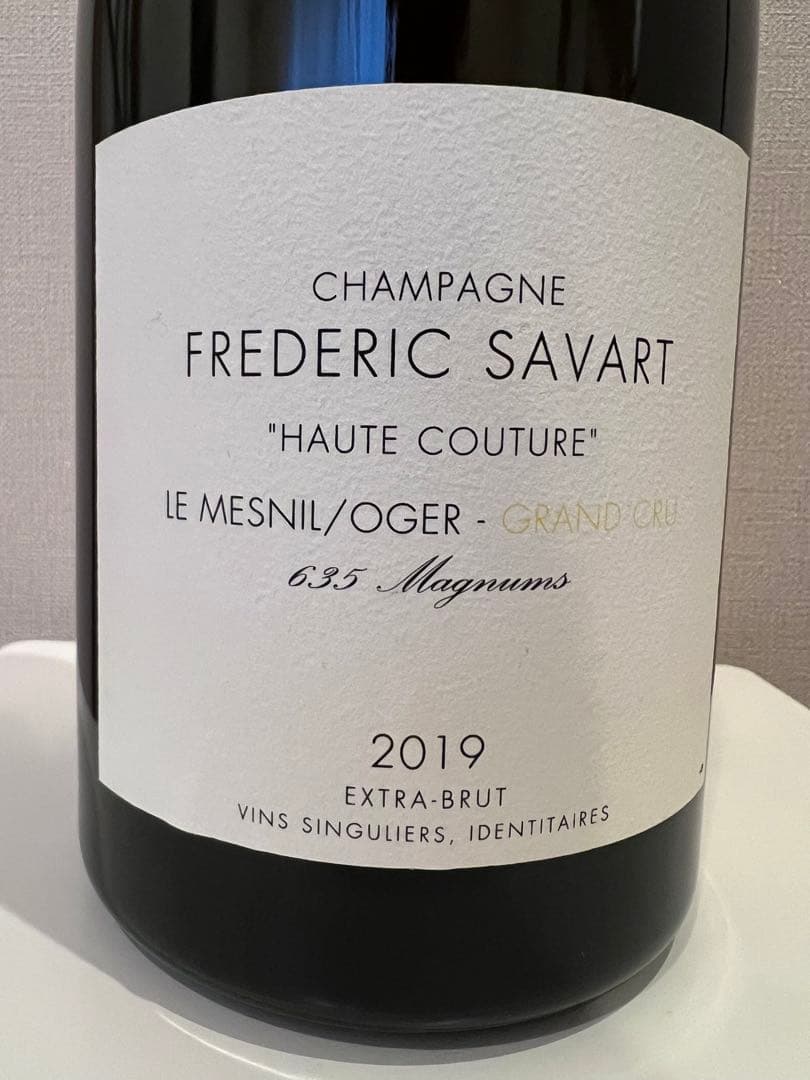 サヴァール オート・クチュール グラン・クリュ[2019]1500ml