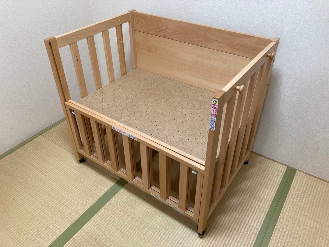 石崎家具 5wayベビーベッド、PUPAPUPO 布団セット付き