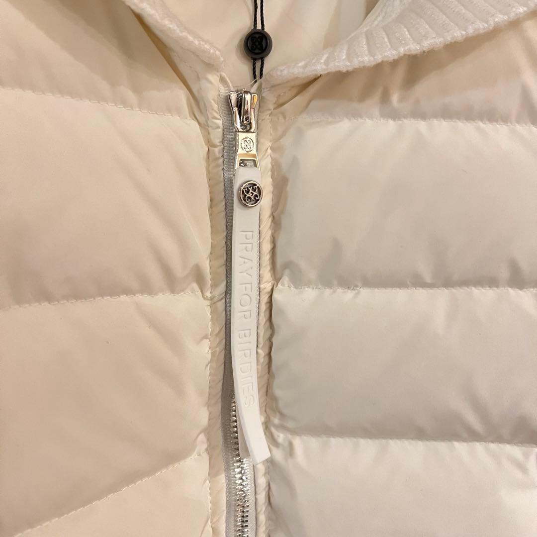 【白L】G/FORE ジーフォア ゴルフ レディース ダウンベスト