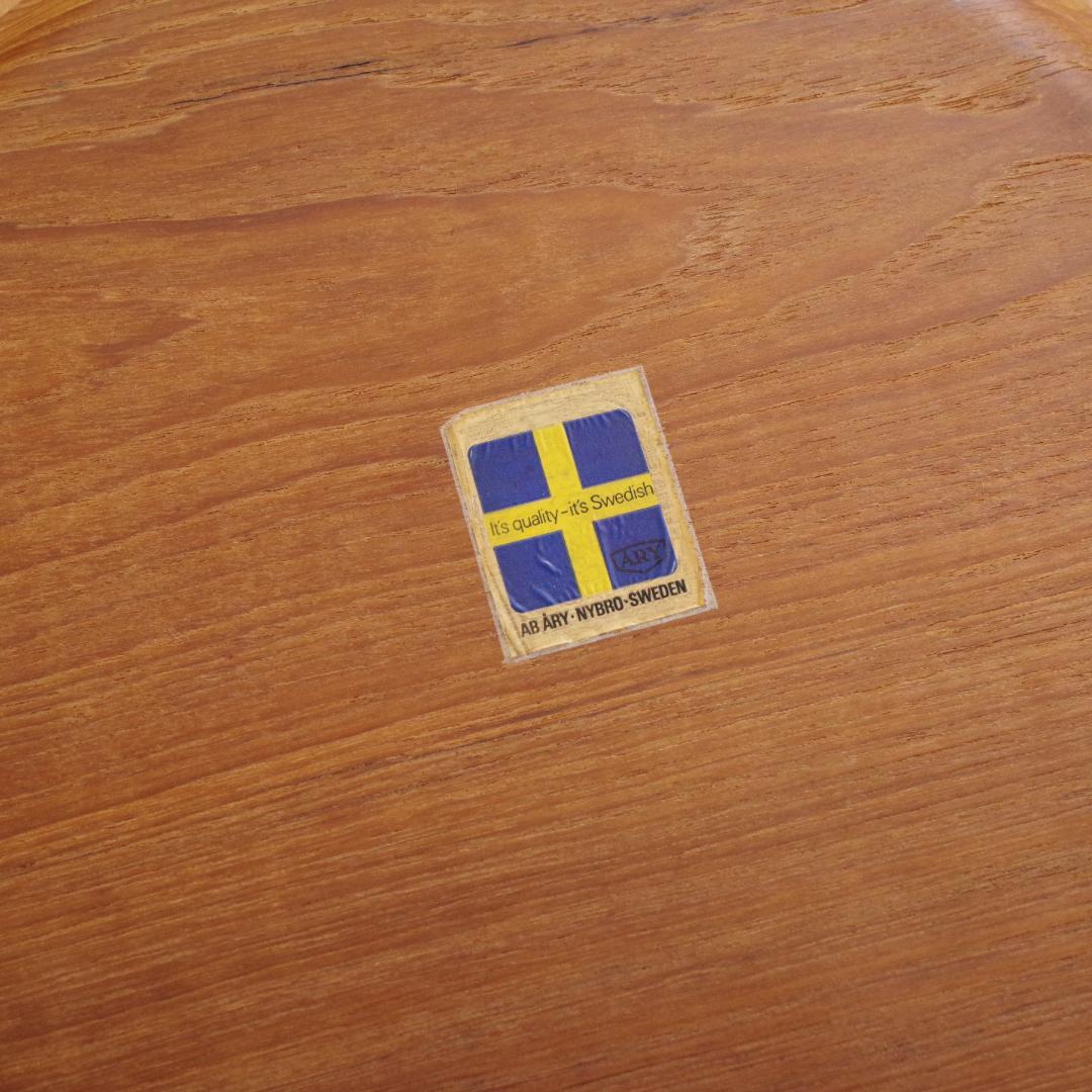 スウェーデン チーク Teak 木製 トレイ プレート チークプライウッド お盆