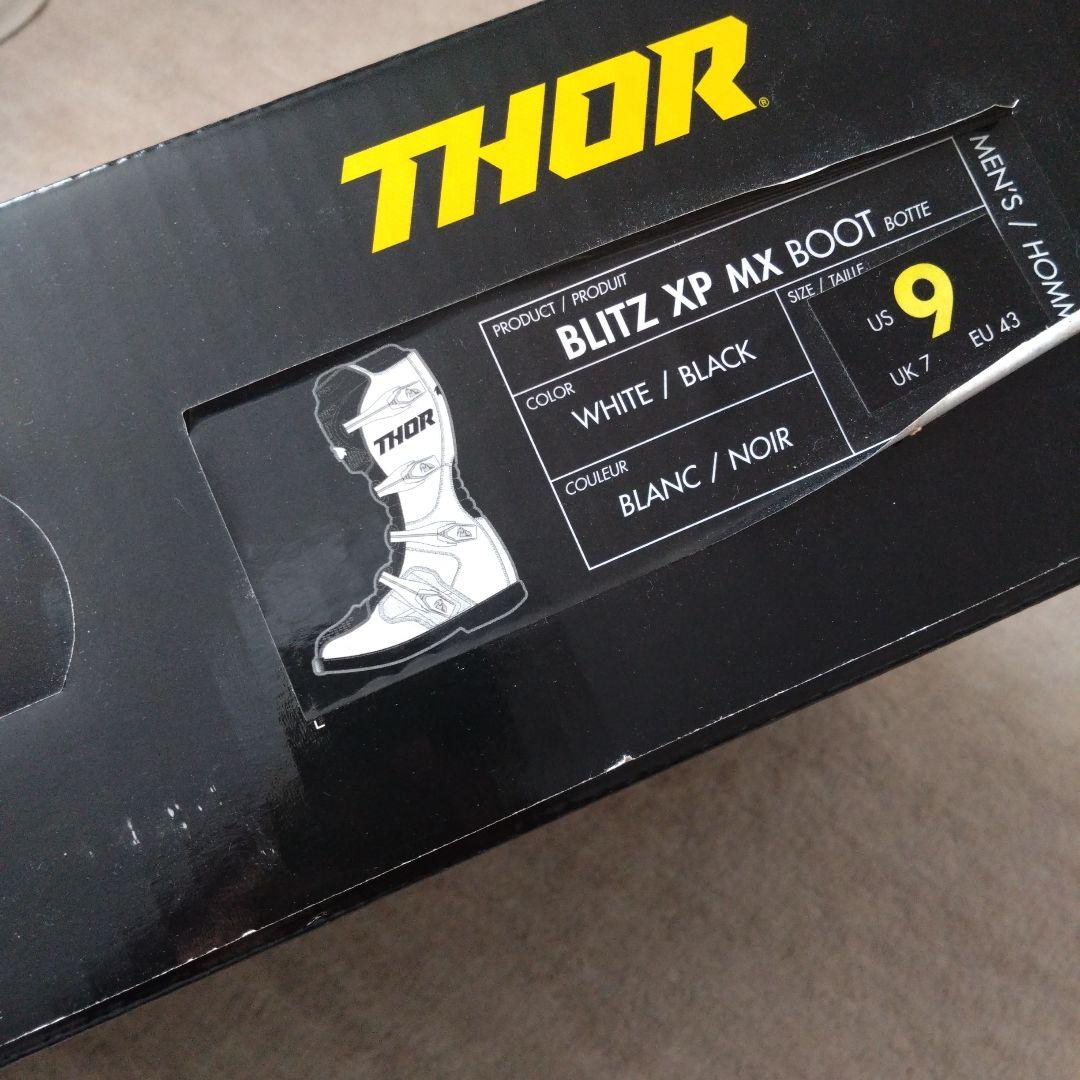 THOR　オフロードブーツ　バイク靴　バイクブーツ　メンズ