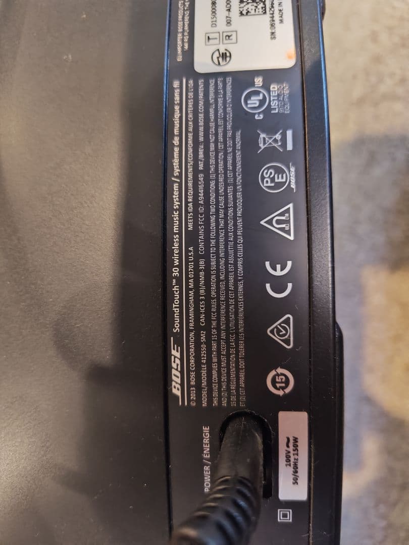 Bose Sound Touch30 ワイヤレススピーカー Bluetooth