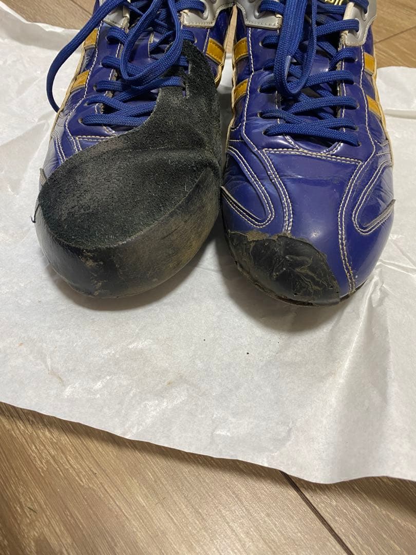 ASICS オーダースパイク 27.0cm ネイビー/ゴールド