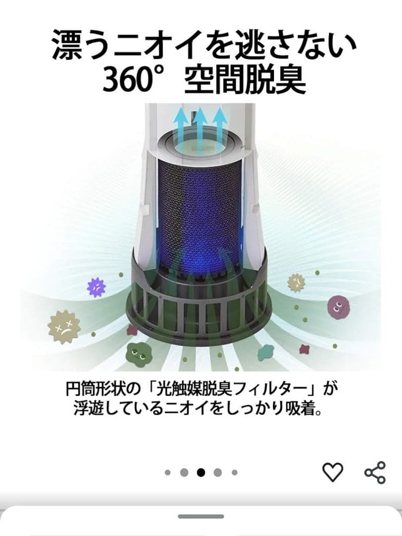 シャープ空気清浄機　ＤＹ-SO1-W ９月購入新品未開封　インフル対策値下げ