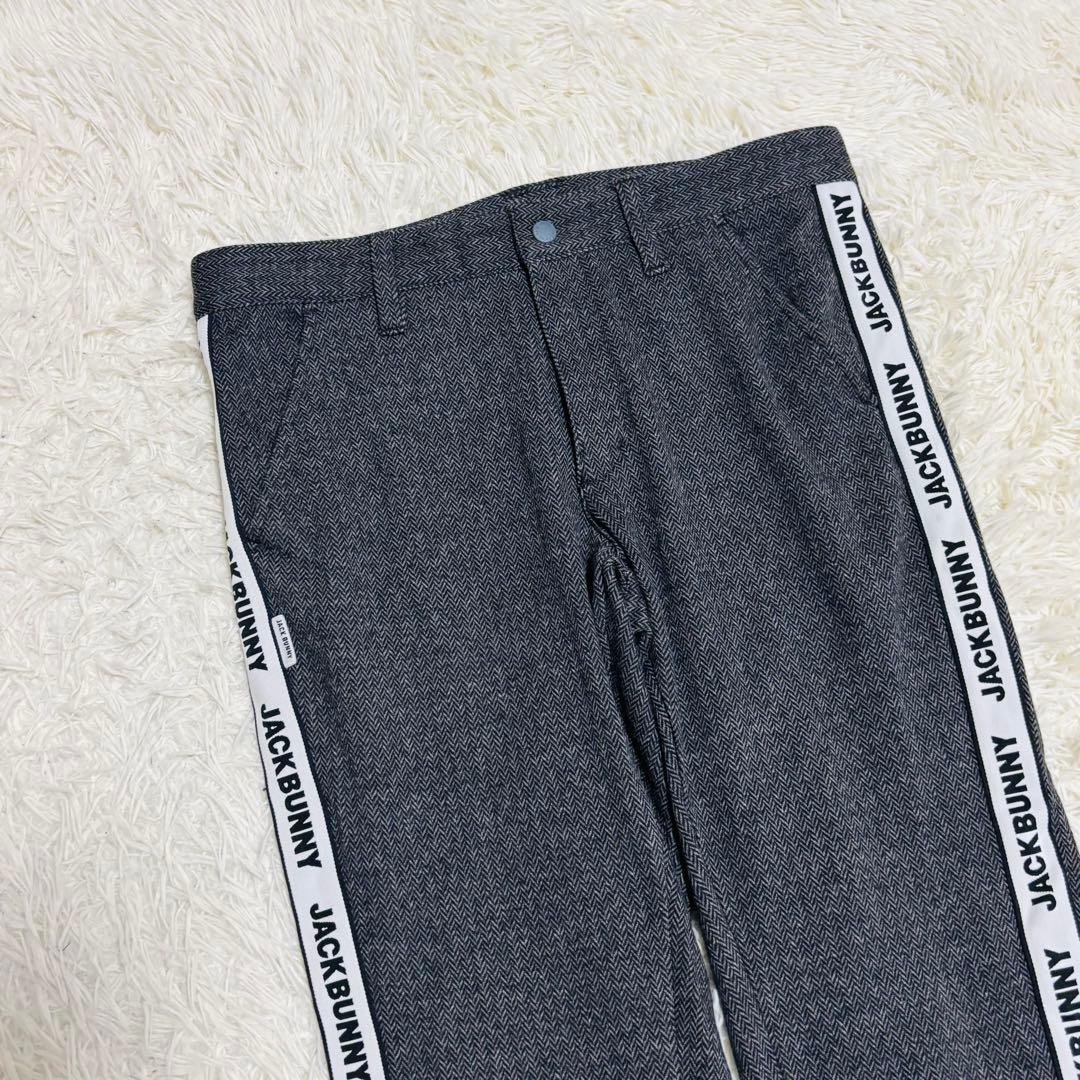 jack bunny サイドラインパンツ ヘリンボーン サイズ4 パーリーゲイツ