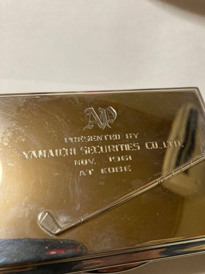 シルバーケース　ボックス　小物入れ（記念あり）