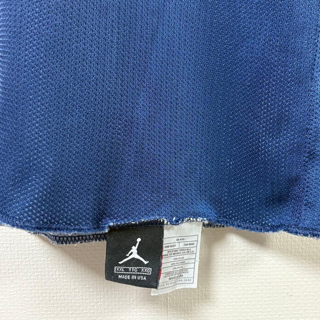 JORDAN リバーシブル タンクトップ バスケ ネイビー グレー XXL 希少