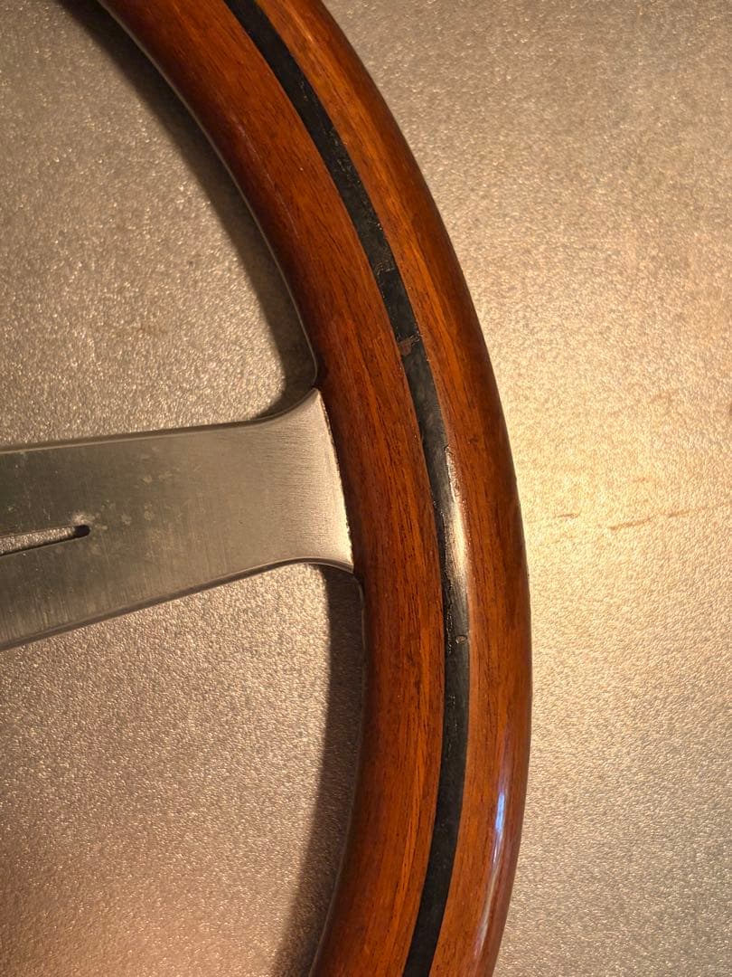 当時物 NARDI ナルディクラシック ウッドステアリング 36π