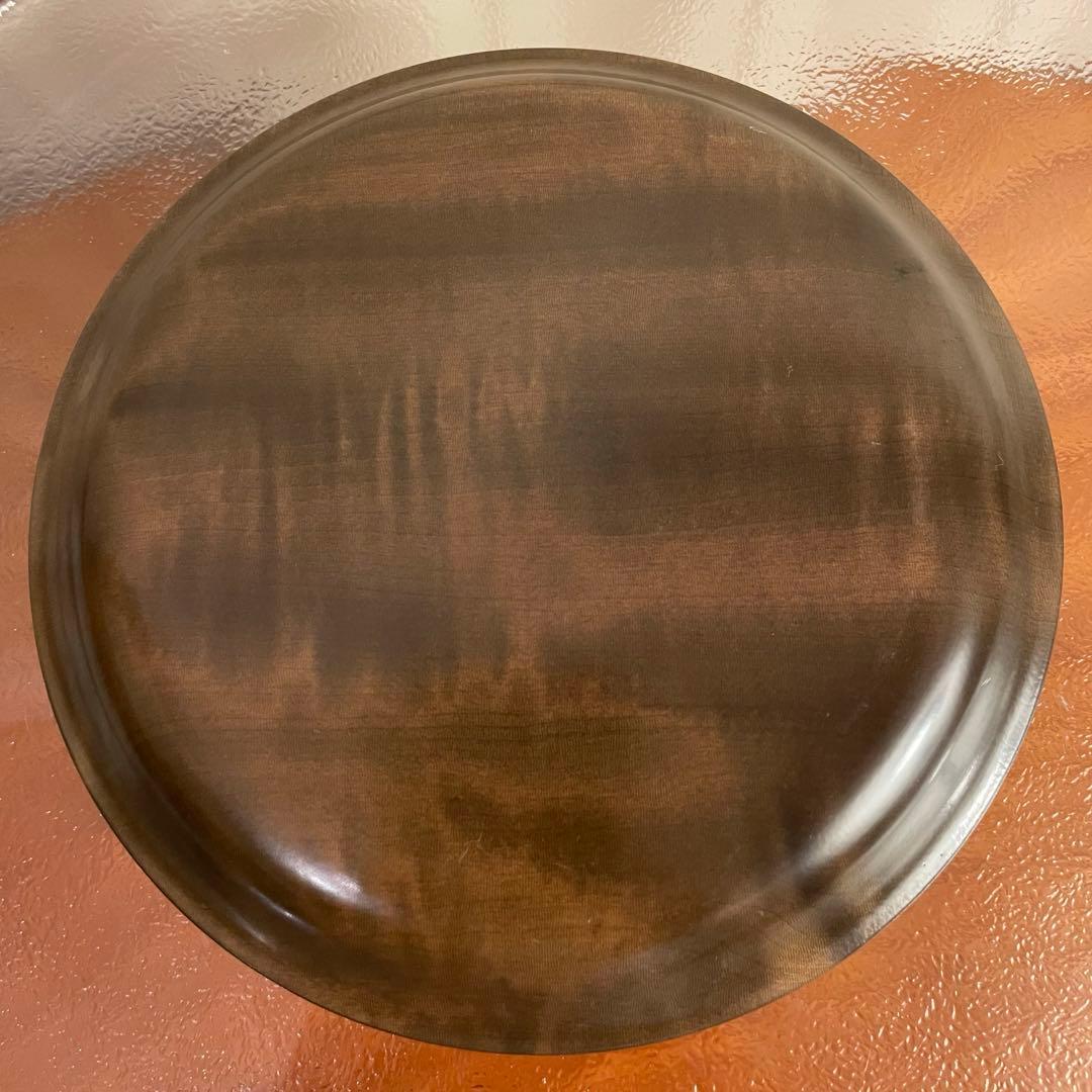 ✨美品✨薔薇柄 天然木(檜)製 皿 4個セット