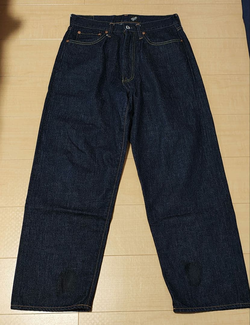 コットンデニムパンツ インディゴ W30