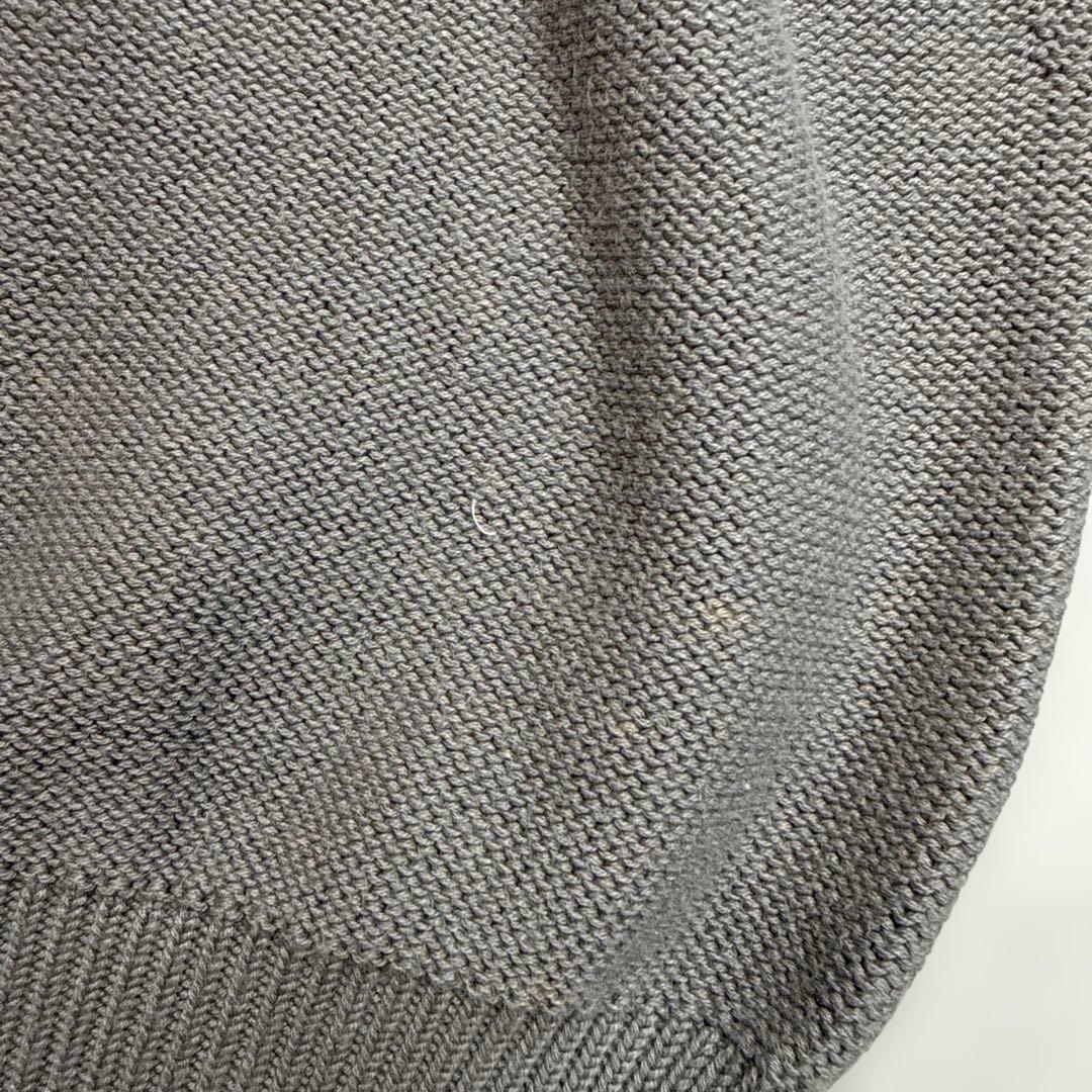 ルイヴィトン　LVロゴニット　グレー　Mサイズ相当