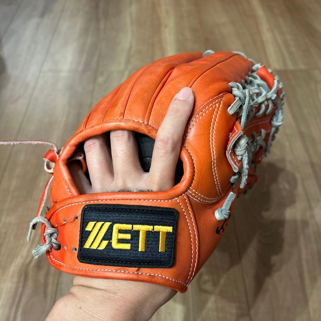 ★旧ラベルZETTプロステイタス外野手用ソフト軟式草野球★