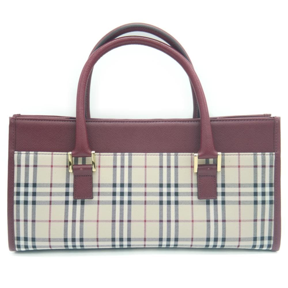 BURBERRY バーバリー ノバチェック柄 ハンドバッグ Y03581