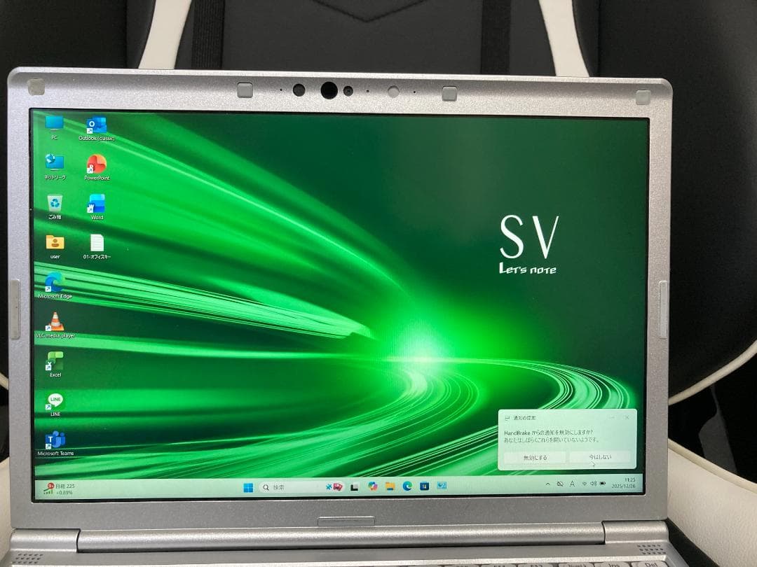 レッツノートSV9 256GB 16GB OFFICE2021