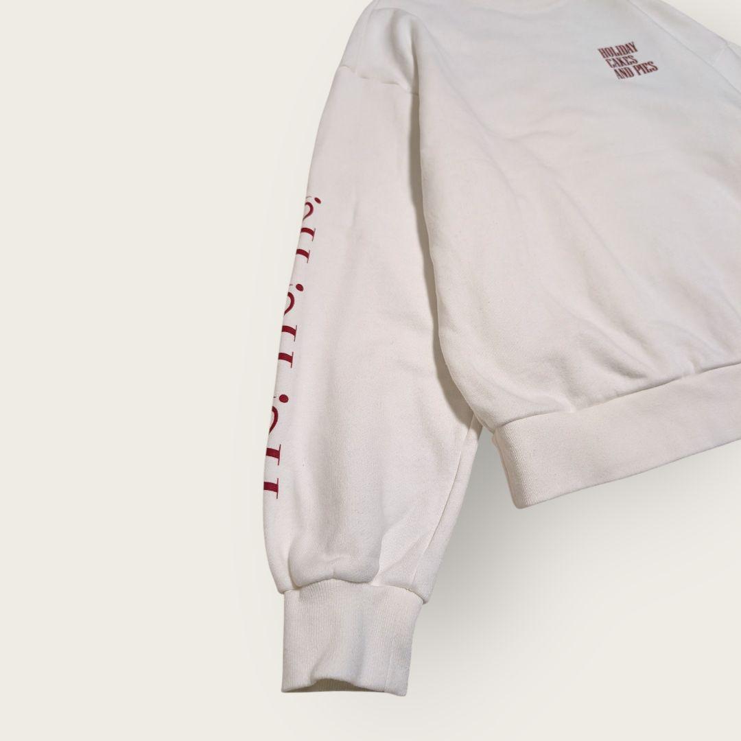 シンゾーン　HOLIDAY SWEAT SHIRT　プリントスウェットシャツ