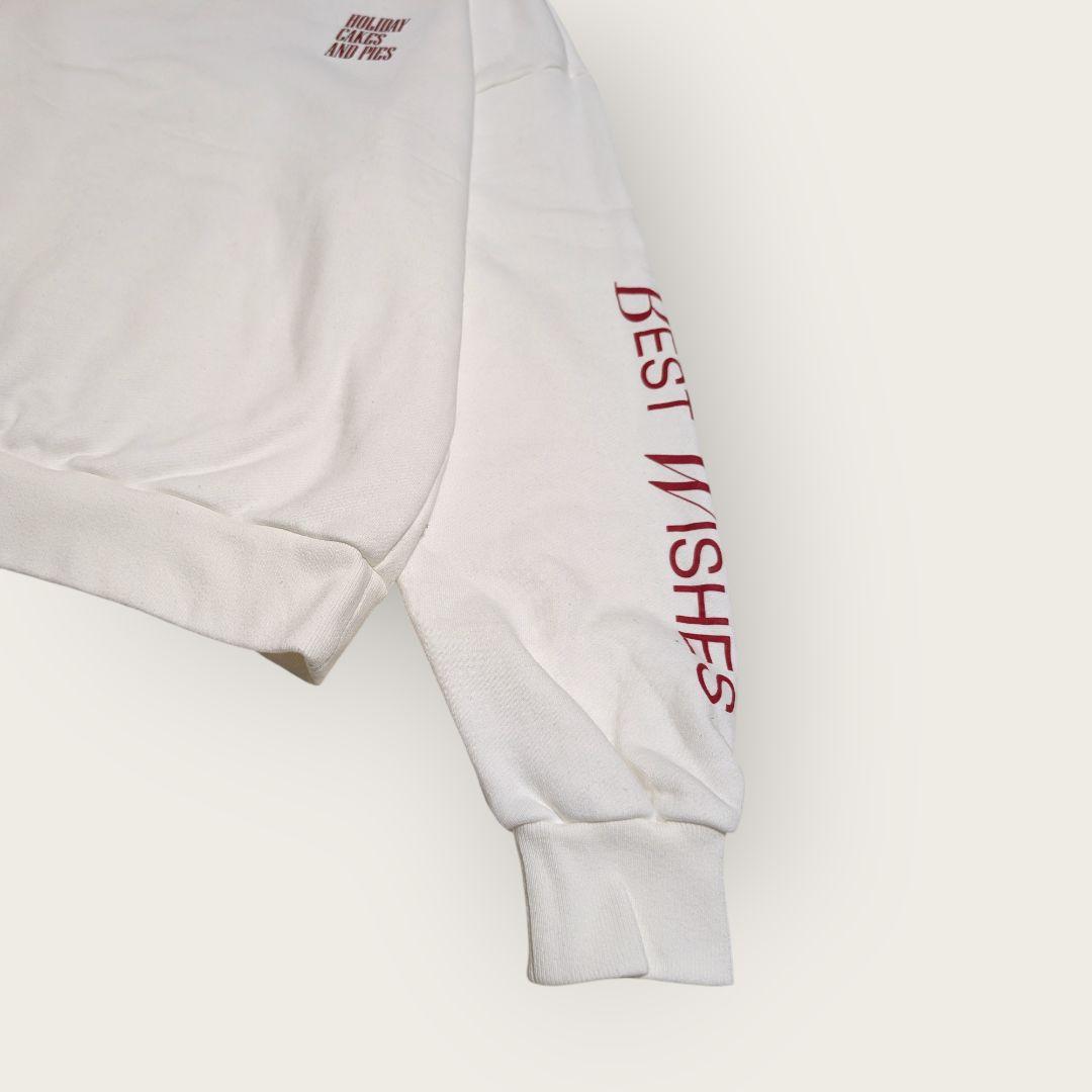 シンゾーン　HOLIDAY SWEAT SHIRT　プリントスウェットシャツ