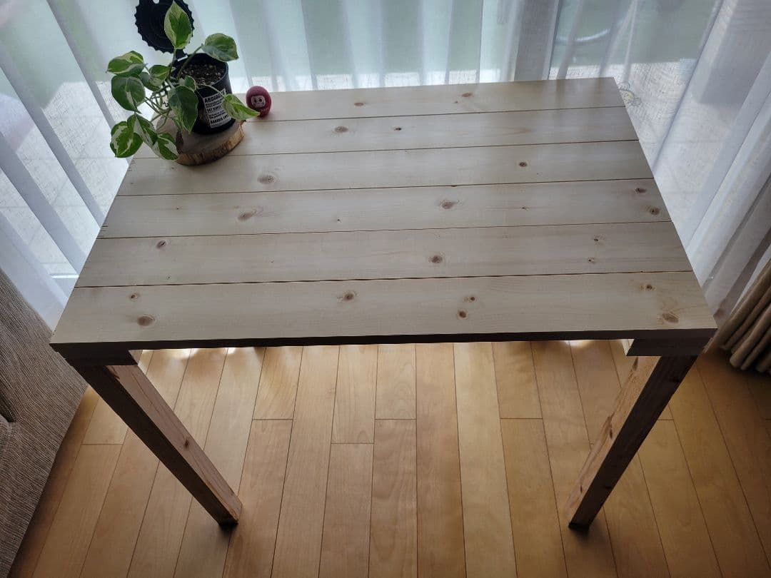 90✕54 カウンターテーブル　ナチュラル無とそう　無垢材