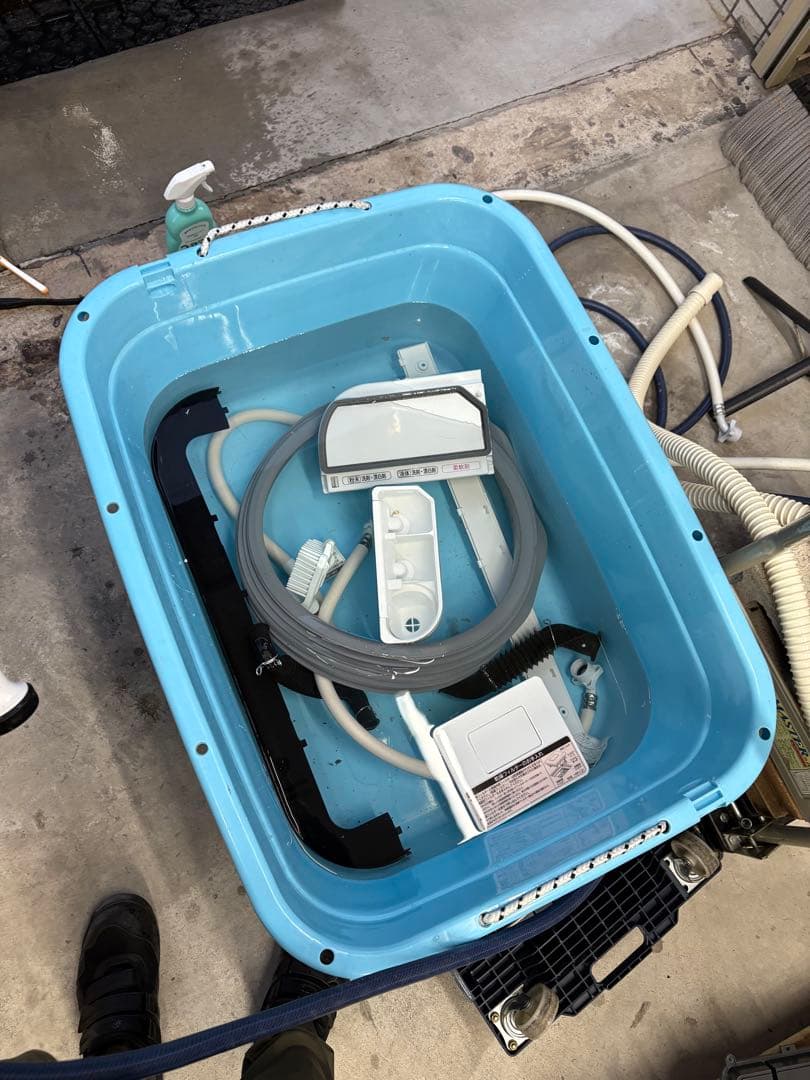 無料配送有 分解洗浄商品 大容量 日立 BD-NV120CR 洗剤ケース新品