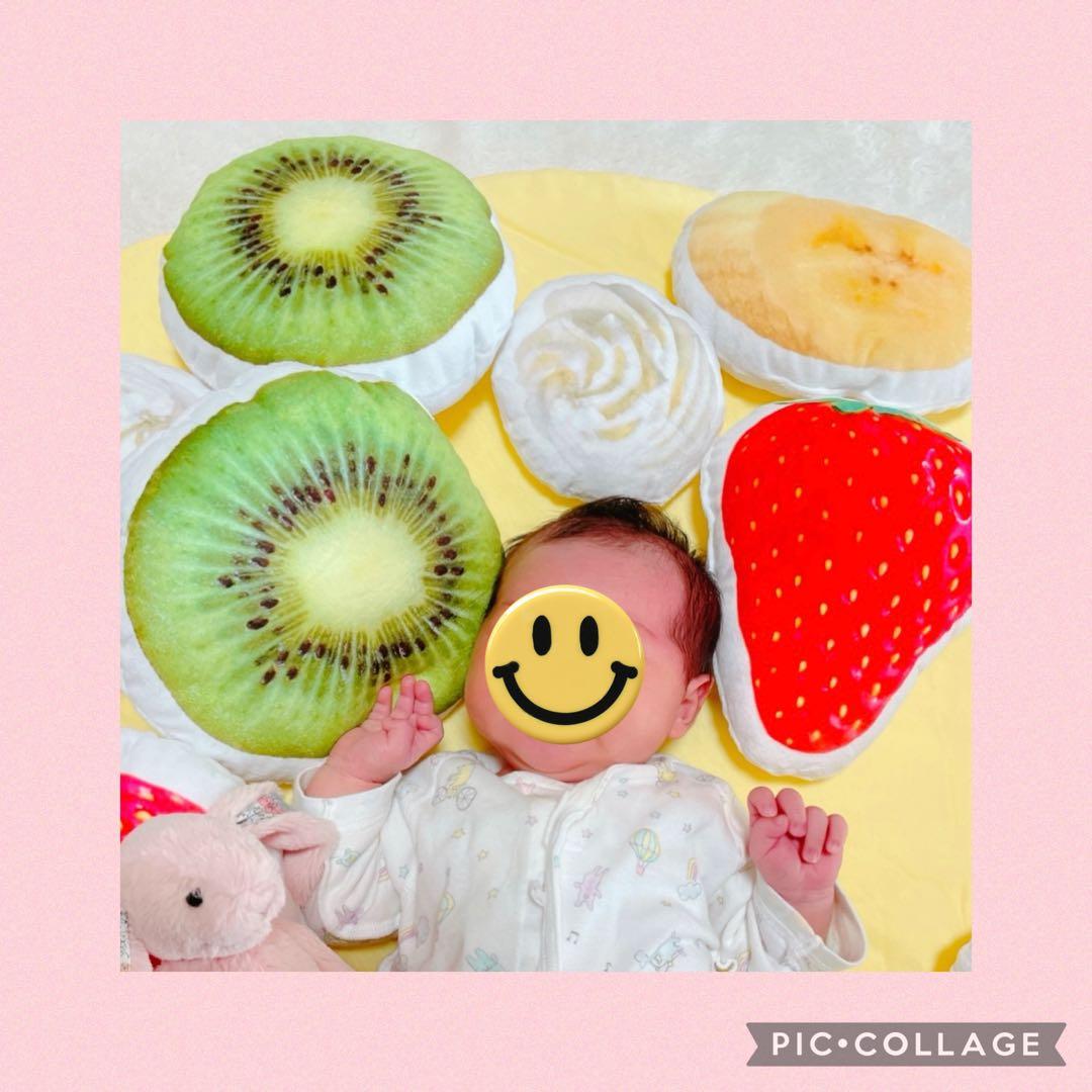 おくるみクレープ (フルーツ増し増しセット）写真撮影 マンスリーフォト 100日