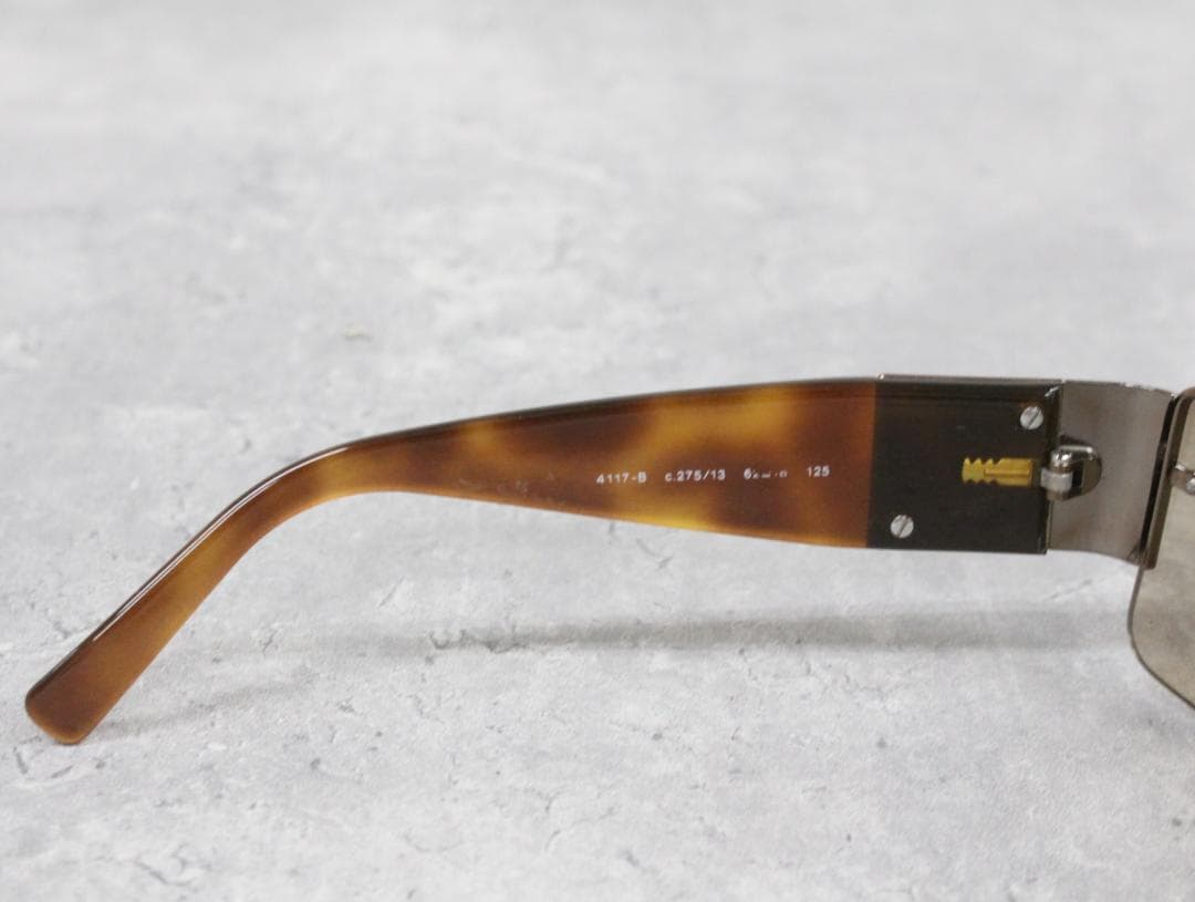 ▲CHANEL サングラス ココマーク ラインストーン ブラウンべっ甲柄