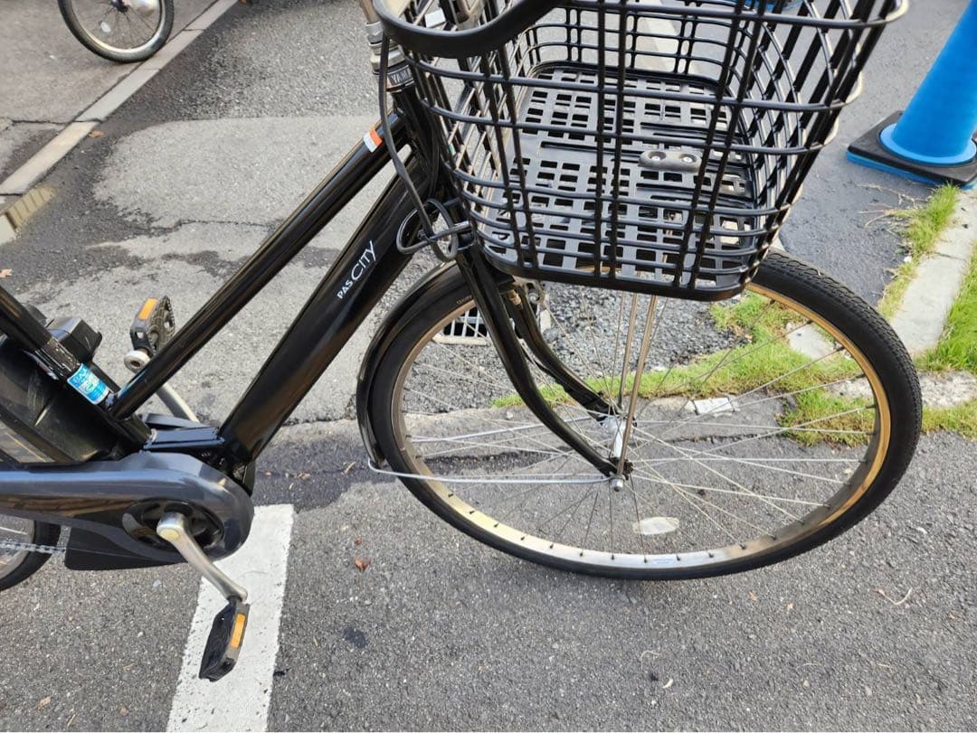 中古27インチYAMAHA電動アシスト自転車　15.4Ah 大阪　003番