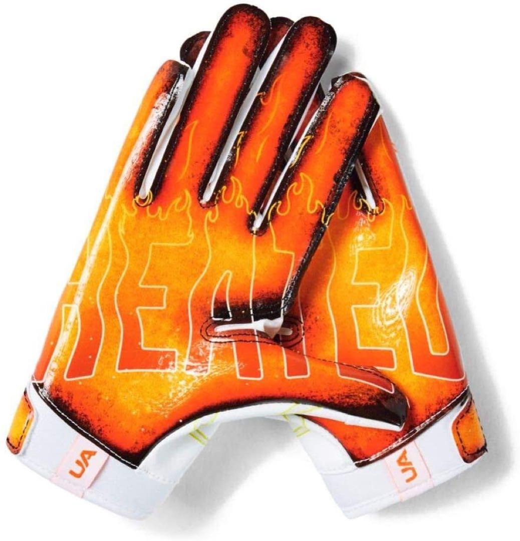 UA F7 GLOVE NOVELTY アメフト グローブ LGサイズ【新品】