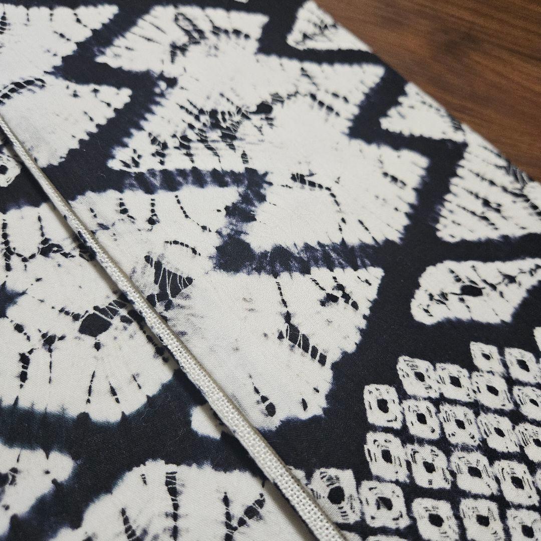 有松鳴海絞り半巾帯　希少品　両面使用