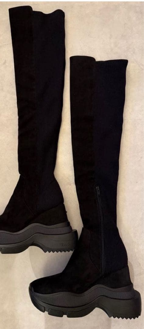 ✨YELLO✨ 大人気ロングブーツBAISEN DOUBLE SNEAKER