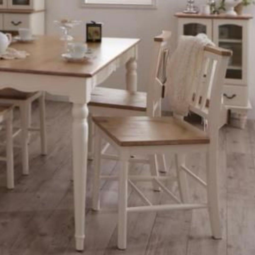 フレンチシャビーテイスト家具シリーズ Lilium ダイニングチェア ①