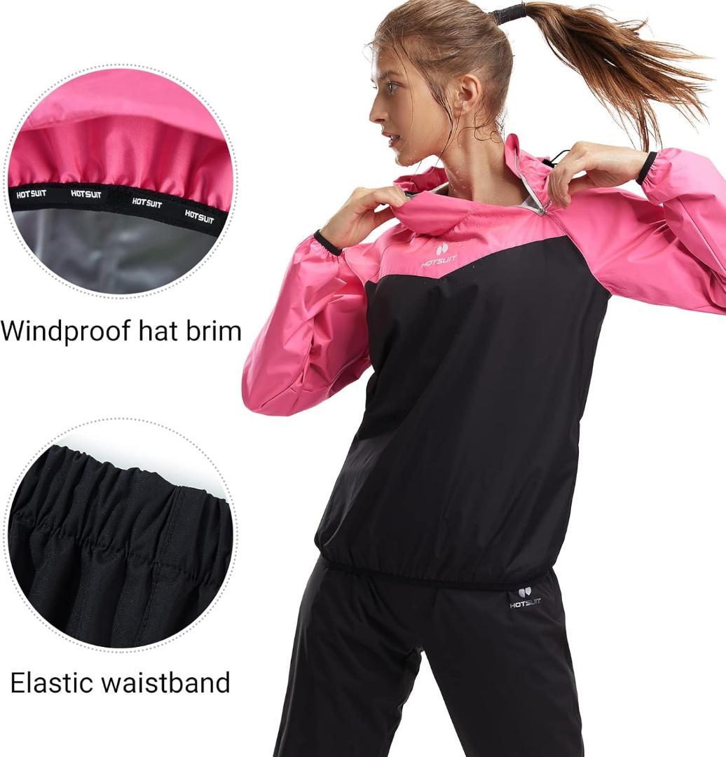 HOTSUIT サウナスーツレディース 減量 ボクシング ジム スウェットスーツ