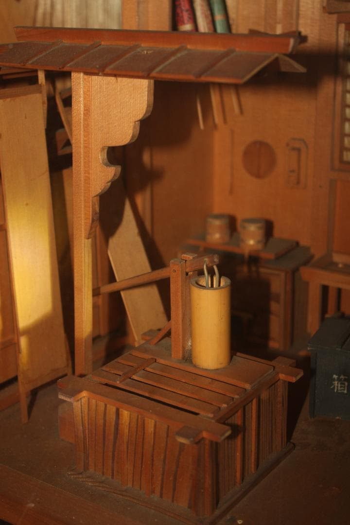 希少！ 手作りオリジナル古～い置物細工  江戸/明治/大正ロマン/昭和レトロ