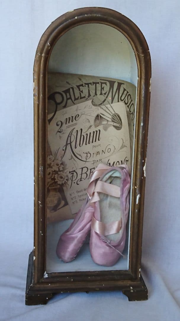 フランスアンティーク ディスプレイケース 19世紀 ガラス付き